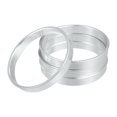 thumbnail image 4 of Unique Bargains 4 Pcs 70.6mm to 67.1mm Universal Car Hub Centric Rings Silver Tone, 4 of 7