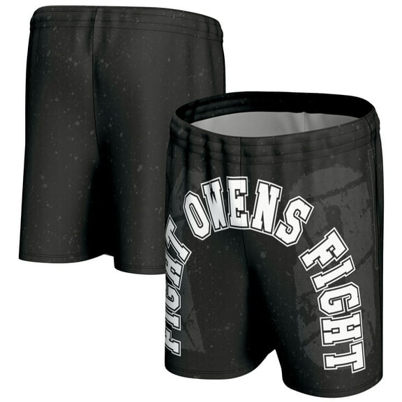Men's ProSphere Black Kevin Owens Fight Owens Fight Shorts