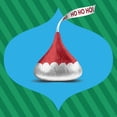 thumbnail image 4 of Hershey's Kisses Solid Milk Chocolate Santa Hat Christmas Candy Stocking Stuffers, Gift Box 1.45 oz, 4 of 9