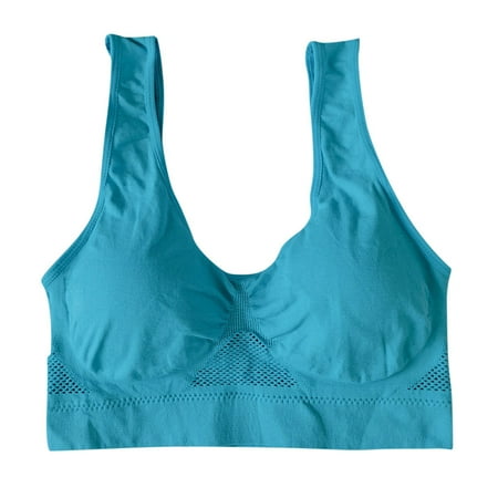 

Ladies Seamless Sports Yoga Bras-Anti-sagging Sports Padded Push up Sleep Bra