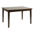 thumbnail image 5 of Clancy 5-Piece Rectangular Dark Brown Wood Top Dining Room Set, 5 of 7
