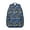 Blue-5, variant on Artistic Bohemian Style School Backpack with Earthy Floral and Tribal Patterns, Durable Scratch-Resistant Material, Adjustable Straps, Large Capacity Retro and Vintage Travel Bag