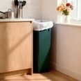 thumbnail image 6 of Plastic Prince 23 Gallon Slim Trash Can Kitchen, Commercial Tall Trash Bin Narrow, Rectangular Slim Jim Skinny Garbage Can for Home Garage Cabinet Restaurant, Green, 6 of 9