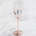 thumbnail image 7 of MyGift 9 oz Champagne Flute Ombre Rose Gold Stemware Glasses, Set of 4, 7 of 7