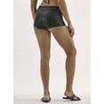 thumbnail image 3 of No Boundaries Women's Faux Leather Boyshorts, Sizes XXS-XXL, 3 of 5