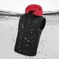 thumbnail image 4 of ZCFZJW Heated Vest for Men, Winter Hooded Heated Vests Outerwear for Men, Lightweight USB Electric Heated Clothing Vest with Dual Control 15 Heating Zones(Battery Pack Not Included) Red XXXL, 4 of 6
