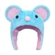 thumbnail image 4 of Gorro de ratón azul de peluche transpirable, bonito gorro de dibujos animados para carnaval y cosplay, 4 of 7