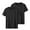 Black, variant on Busydd 2PC T Shirts for Man Casual Solid Color Cotton T Shirts Comfortable Round Neck Short Sleeve Summer Tops Versatile Going Out Tops