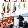 Advent Calendar Fishing Christmas Countdown 24 Days Fishing Lures Set