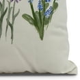 thumbnail image 2 of Simply Daisy, 20" x 20" Flower Trio Outdoor Pillow, Purple, 2 of 2