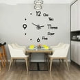 thumbnail image 2 of Pluokvzr DIY Wall Clock Frameless Mute Wall Clock Acrylic Digital Electronic Large 3D DIY Creative Silent Wall Clock for Home Office Decorations, 2 of 11