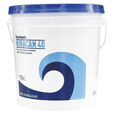 BWKHURACAN40 Low Suds Industrial Powder Laundry Detergent, Fresh Lemon Scent, 40lb Pail Boardwalk - 40 lb.