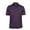 Black/Bordeaux, variant on Monterey Club Men's Multifarious Stripe Texture Tailored Collar short sleeve Golf Polo Shirt #3645
