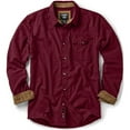 thumbnail image 3 of Men's Shirt Long Sleeve Casual Button Down Shirt, Brushed Soft Outdoor Work Shirts, 3 of 19