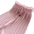 thumbnail image 2 of Girls Wide-Leg Pants, Pull-On Tie-Waist Stretchy Lounge Pants, Anti-Mosquito Pants Summer Casual Harem Pants for Girls 2-10 Years, 2 of 4