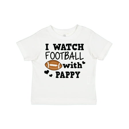

Inktastic I Watch Football with My Pappy Boys Toddler T-Shirt