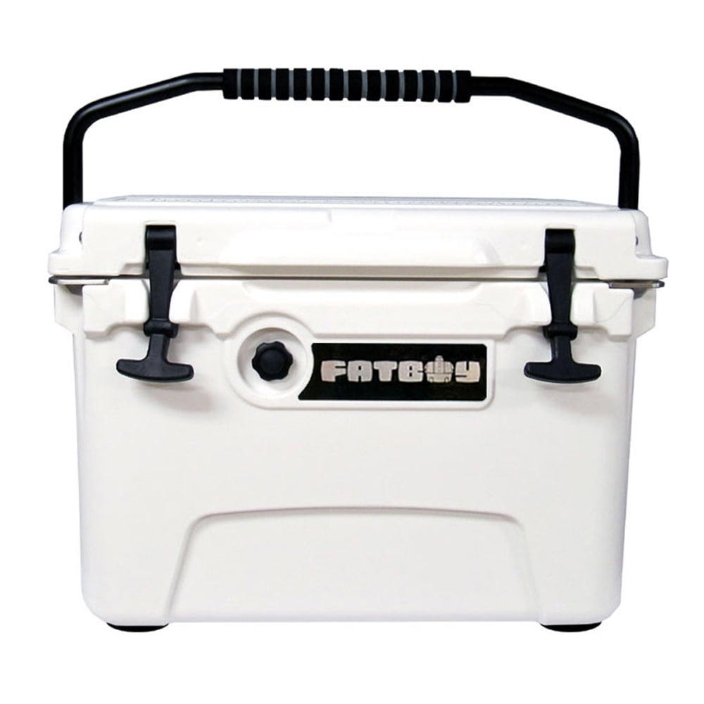 Fatboy 20QT Roto Molded Chest Ice Box Cooler White