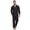 Black, variant on EA'S SECRET Mens Pajamas Set Soft 100% Cotton Notched Collar Pajamas for Men Long Sleeve Button Down Pjs Mens Sleepwear with Pockets(Blue,XL)