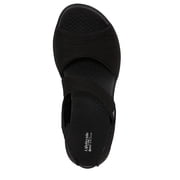 Bzees For Lifestride Women's Cheerful Strappy Sandal Black 8M