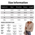 thumbnail image 3 of JGNGSHN Women's 2025 Spring Fall Long Sleeve Button Shirts, Henley Slim Fit Ribbed Knit Casual Tops, Trendy Blouses, 3 of 7