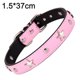 thumbnail image 2 of Collar para perros con tachuelas de estrella, collar para perros pequeños, longitud ajustable para collar para mascotas y gatos, 2 of 5