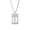 Silver Letter B, variant on Initial Necklace for Men Silver Plated A to Z Letter F Stainless Steel Name Alphabet K Pendant Dainty Personalized Statement Hip Hop Jewelry Silver Letter M