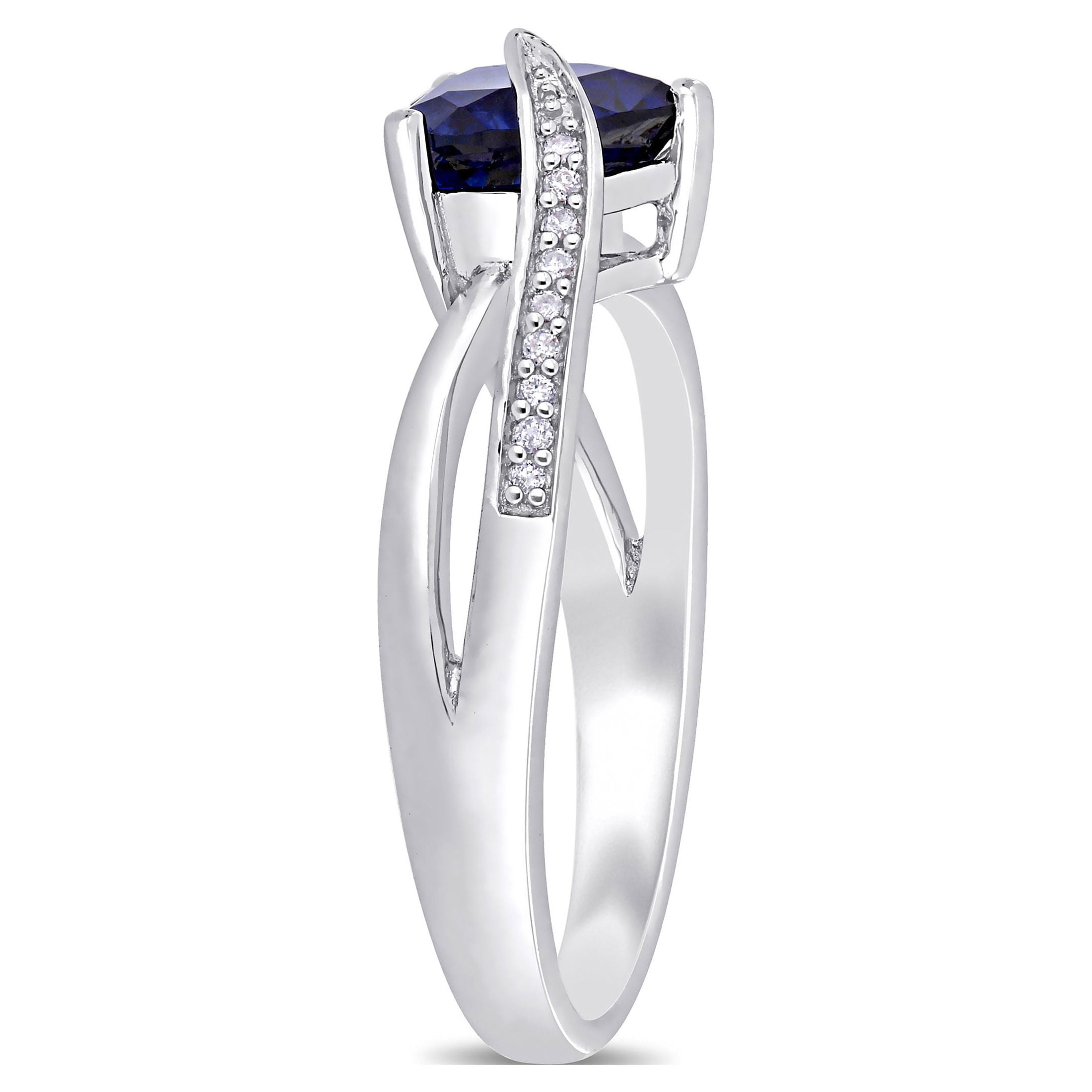 Everly Women's Created Sapphire Sterling Silver Ring
