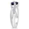 thumbnail image 4 of Everly Women's Created Sapphire Sterling Silver Ring, 4 of 8