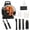 Orange, variant on Wharick Leaf Blower for Lawn Care - Backpack Leaf Blower 63CC Gas Powered 2-Cycle Engine, 665CFM Strong Air Flow for Leaf, Sand, Gravel and Snow