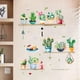 thumbnail image 3 of Kearding Pegatinas de pared de cactus en maceta, decoración de dormitorio, pintura de puerta extraíble, papel tapiz, telón de fondo de TV, Decoración del hogar, 3 of 6