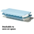 thumbnail image 3 of OXO Ice Cube Tray with Lid, 2-Pack, Blue, 3 of 9