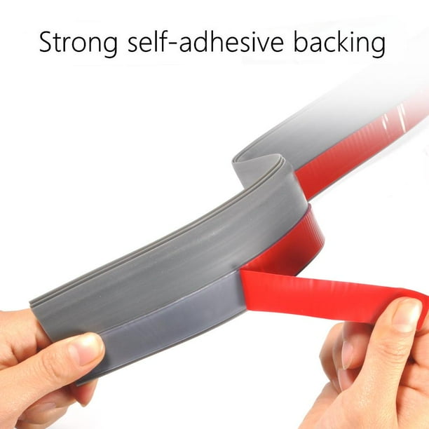 LYUMO 100cm Silicone Rubber Door Strip Self Adhesive Backing Door Seal