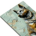 thumbnail image 7 of Loyal German Shepherd Iron Wall Art:Perfect for Home, Restaurant, Coffee Shop, Farmhouse, Garage, Bar, Garden, and More - Christmas, Easter, Thanksgiving Themes - No Wiring Required - HD Printed, 7 of 7