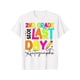 thumbnail image 1 of Camiseta de algodón puro, cuello redondo, manga corta, estampado geométrico, informal, ideal para niños y niñas., 1 of 6