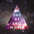 thumbnail image 3 of Wild Apple Portfolio 15x15 Black Modern Framed Museum Art Print Titled - Out of this World I, 3 of 5