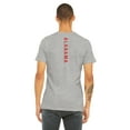 thumbnail image 3 of Daxton Adult Unisex Tshirt Alabama Script with a Vertical in the Middle Back, Hgray Red, X-Small, 3 of 3