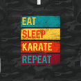 thumbnail image 4 of Inktastic Eat Sleep Karate Repeat Women's T-Shirt, 4 of 5