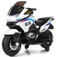 thumbnail image 1 of Patiojoy Electric Kids Ride On Motorcycle Battery Motor Bike Toy with Headlights & Music White, 1 of 6