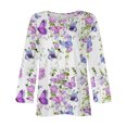 thumbnail image 4 of ICHUANYI Clearance Fashion Women Print Long Sleeve Comfortable Breathable Round-Neck Sweatshirt ICHUANYI "ICHUANYI", 4 of 5