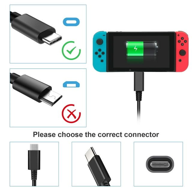 Huajiang Tech Fast Travel Wall Charger for Nintendo Switch Light