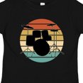 thumbnail image 4 of Inktastic Drum Set Retro Drummer Sunset Boys or Girls Toddler T-Shirt, 4 of 5