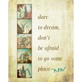 thumbnail image 2 of Navas, Emily 12x14 Gold Ornate Wood Framed with Double Matting Museum Art Print Titled - Dare to Dream, 2 of 4