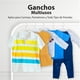 thumbnail image 5 of MAGMALIFE 50 Ganchos de Terciopelo para Ropa Infantil, Gancho Plateado Giratorio de 360 Grados, Adecuado para Todo Tipo de Ropa, Antideslizante, 35 cm de Largo (Blanco), 5 of 8