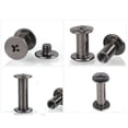 thumbnail image 4 of (20 pieces) Carbon steel -plated black mother -child rivet lock rivets M5X10mm., 4 of 5