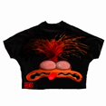thumbnail image 3 of Nueva camiseta de algodón puro con dibujos animados de anime punk de verano, estilo hip-hop Y2k, estampado de patrón suelto, diseño de tendencia, camiseta casual de nicho, 3 of 5