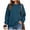 Navy, variant on Women Crewneck Oversized Sweatshirt Drop Shoulder Long Sleeve Loose Pullover Top
