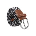 thumbnail image 1 of Unique Bargains Unisexe 3 Paquets Boucle en Métal Ceinture Extensible Tressée Réglable, 1 of 6