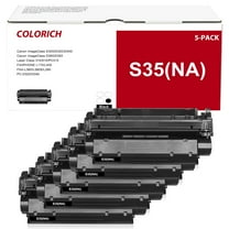 Colorich 5-Pack Compatible Toner Cartridge for Canon S35(NA) ImageClass D300 D320 D340 D360 MF3240 PC-D320 D340 5x Black