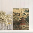 thumbnail image 2 of Qisvanset Framed Canvas Wall Art, 12x16 Inch Asakusa Temple Ukiyo-E Japanese Vintage Art, 2 of 5