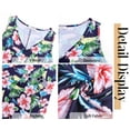 thumbnail image 5 of Fantaslook Summer Dresses for Women Casual V Neck Sleeveless Sundresses Floral Beach Short Dress with Pockets, 5 of 8